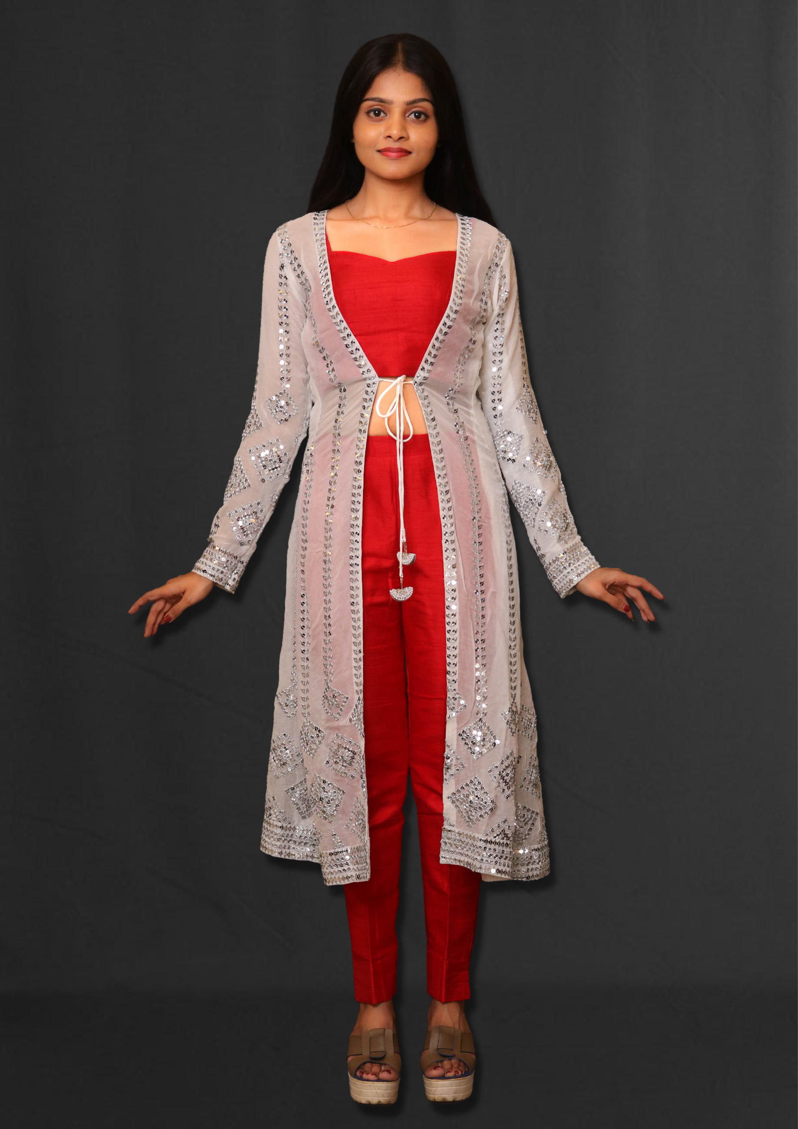 Mustard & White GRgo Designer Kurti With Jacket, Size: XXL, 500 at Rs 595  in New Delhi